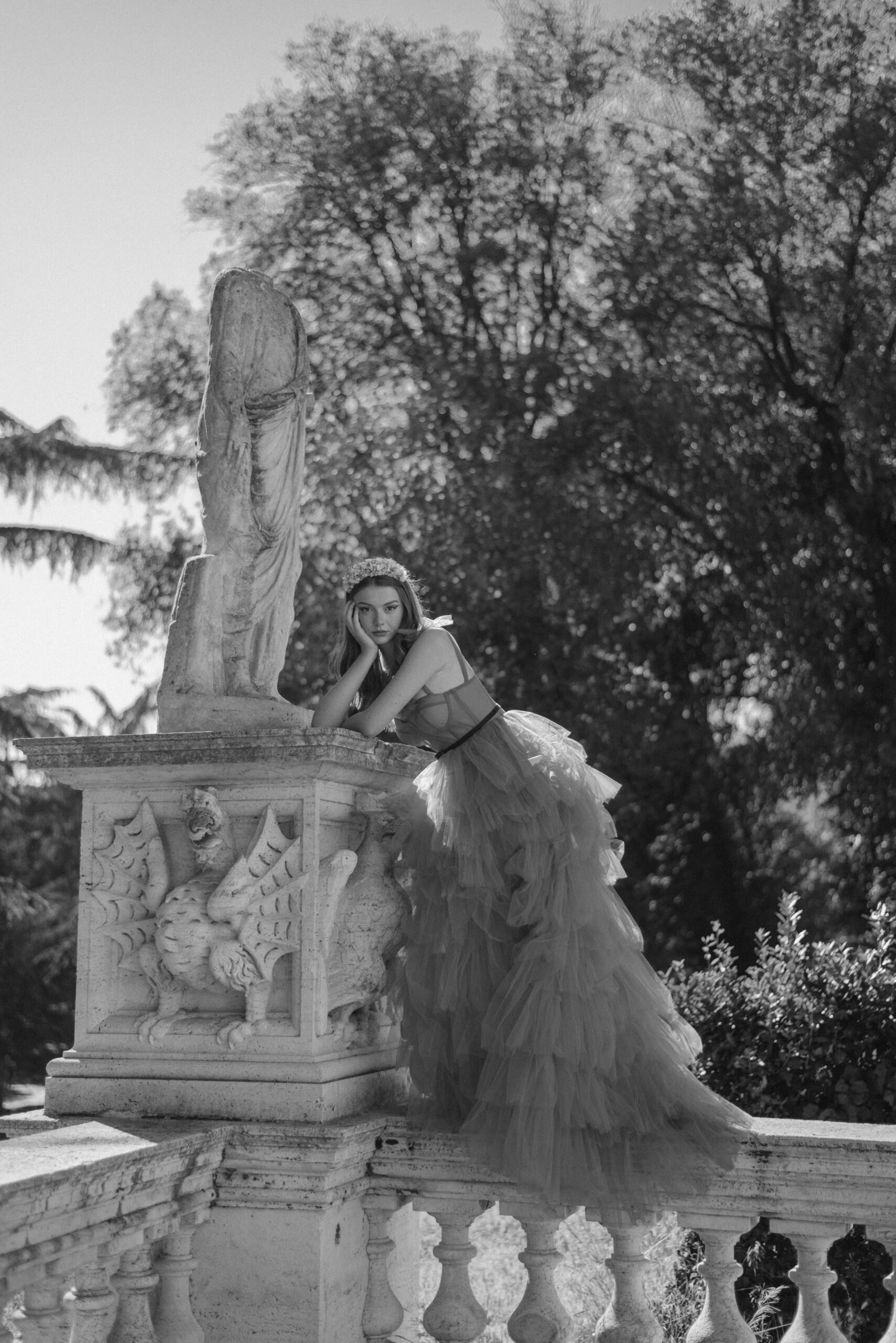 29RueJasmin, Fashion Editorial in Rome, Villa Borghese photoshoot, Fashion photoshoot in Rome, Italy fashion photographer