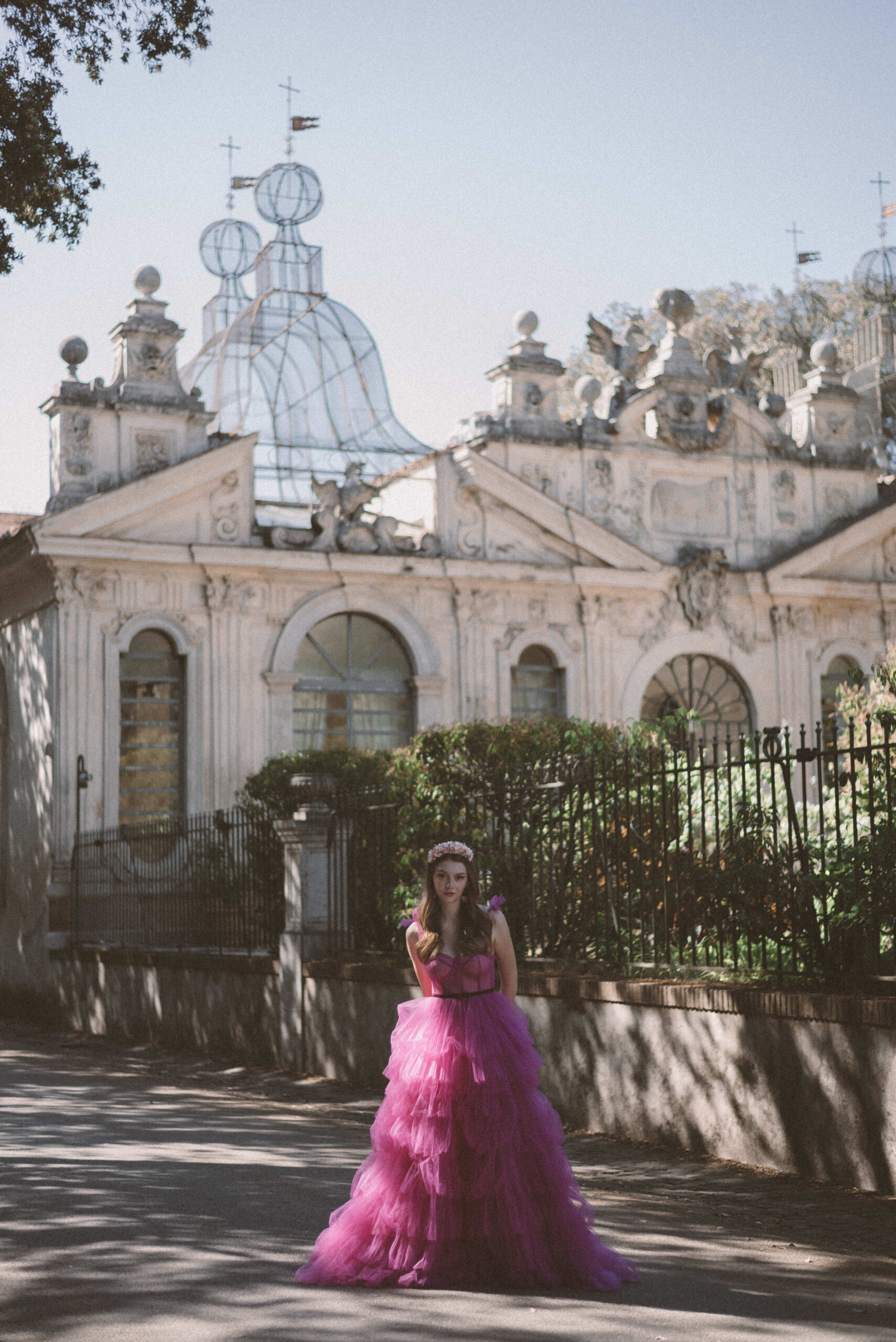 29RueJasmin, Fashion Editorial in Rome, Villa Borghese photoshoot, Fashion photoshoot in Rome, Italy fashion photographer