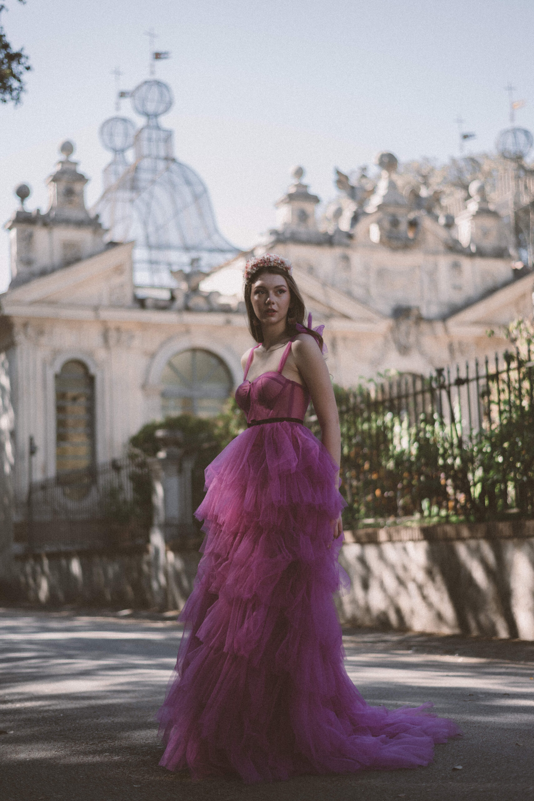 29RueJasmin, Fashion Editorial in Rome, Villa Borghese photoshoot, Fashion photoshoot in Rome, Italy fashion photographer