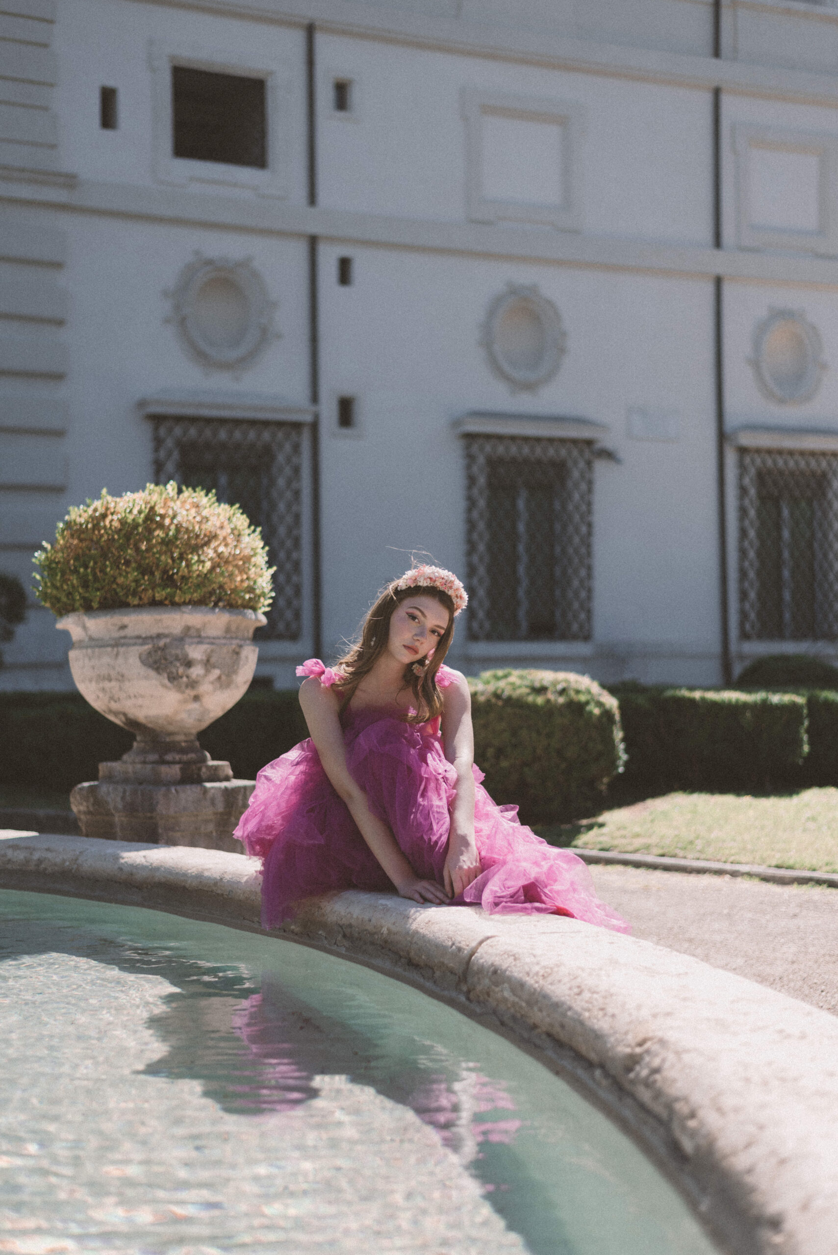 29RueJasmin, Fashion Editorial in Rome, Villa Borghese photoshoot, Fashion photoshoot in Rome, Italy fashion photographer