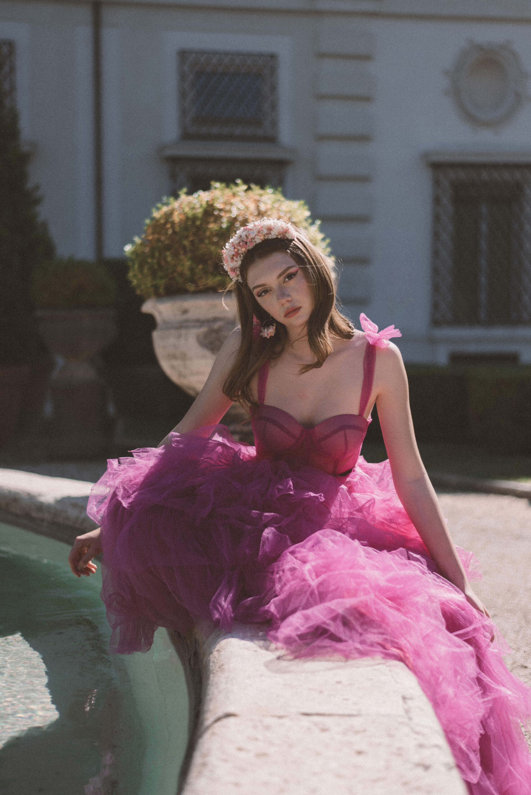 29RueJasmin, Fashion Editorial in Rome, Villa Borghese photoshoot, Fashion photoshoot in Rome, Italy fashion photographer