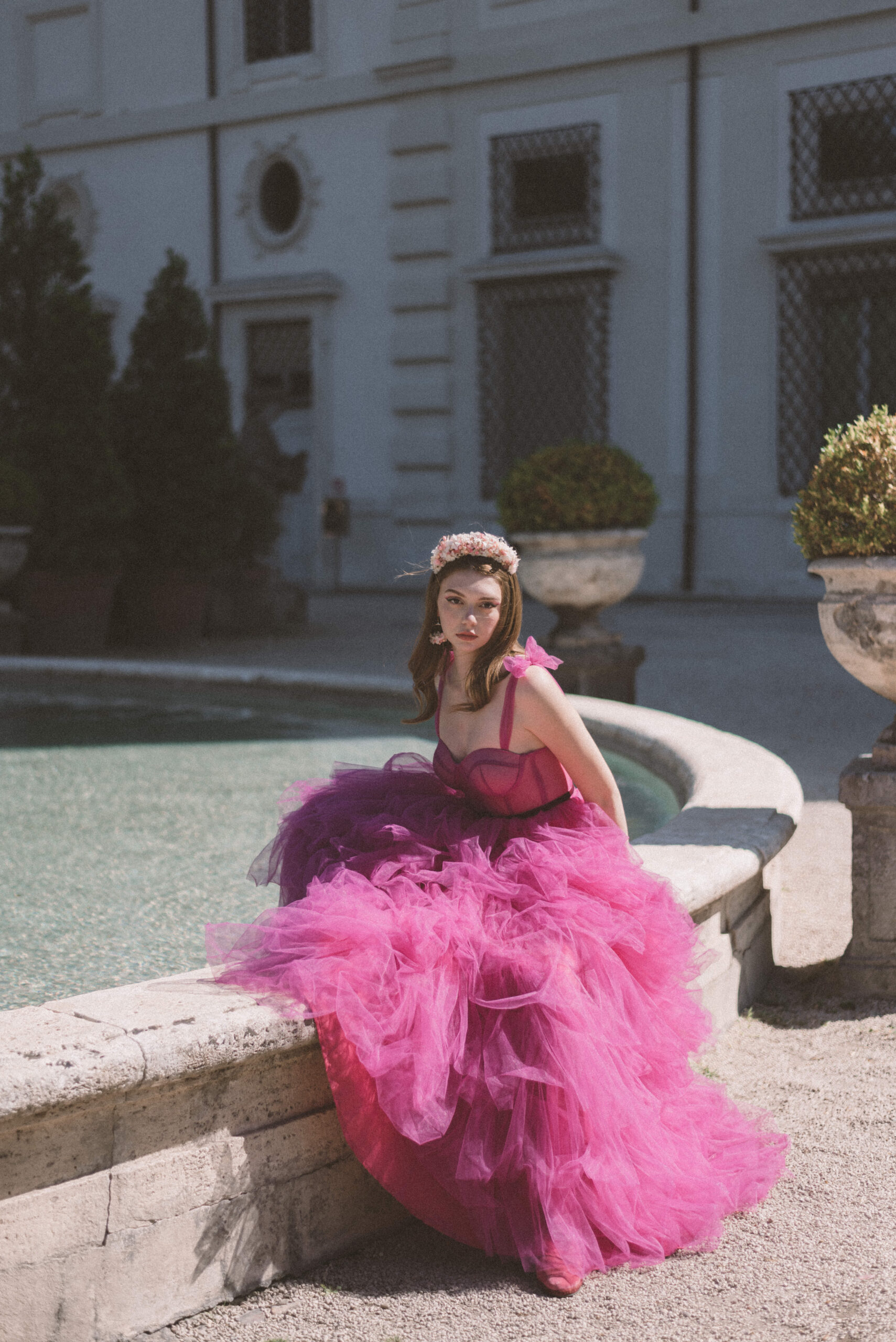 29RueJasmin, Fashion Editorial in Rome, Villa Borghese photoshoot, Fashion photoshoot in Rome, Italy fashion photographer