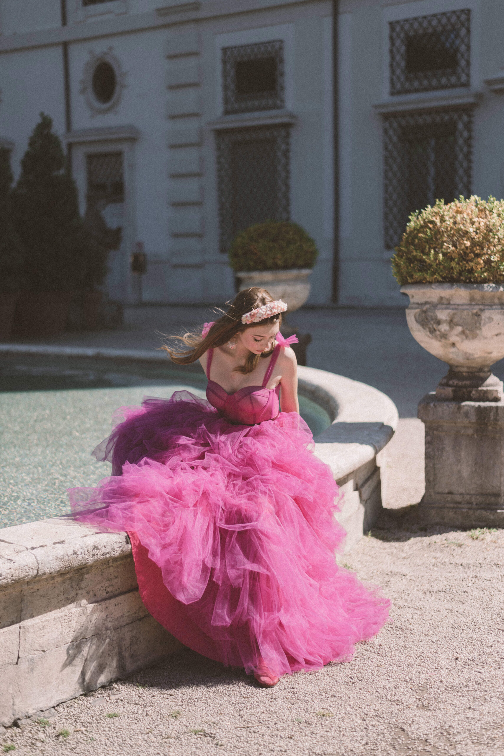 29RueJasmin, Fashion Editorial in Rome, Villa Borghese photoshoot, Fashion photoshoot in Rome, Italy fashion photographer