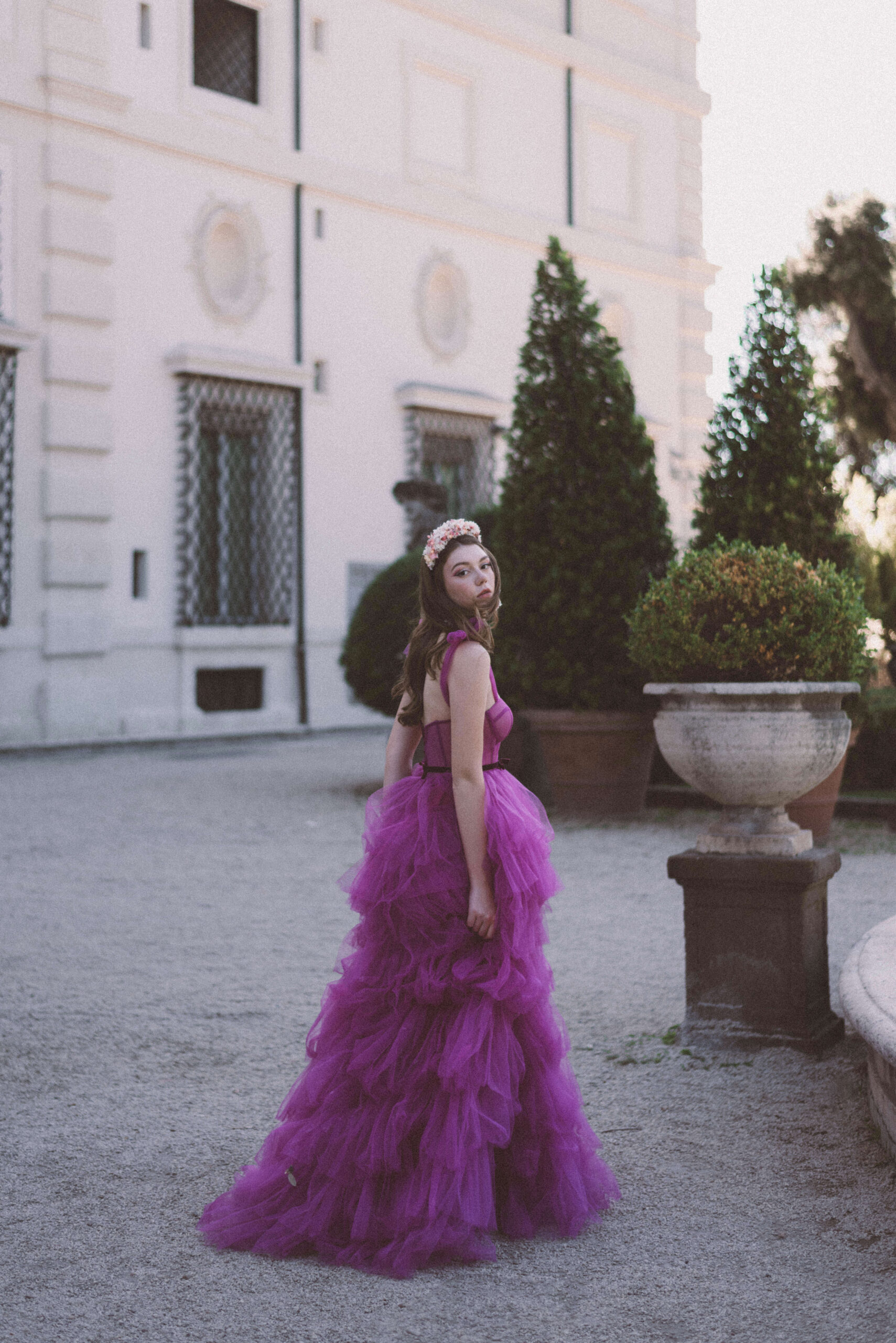 29RueJasmin, Fashion Editorial in Rome, Villa Borghese photoshoot, Fashion photoshoot in Rome, Italy fashion photographer