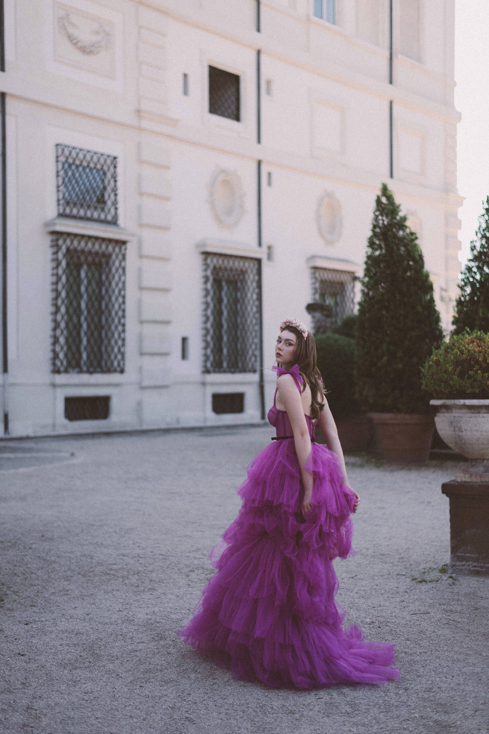 29RueJasmin, Fashion Editorial in Rome, Villa Borghese photoshoot, Fashion photoshoot in Rome, Italy fashion photographer