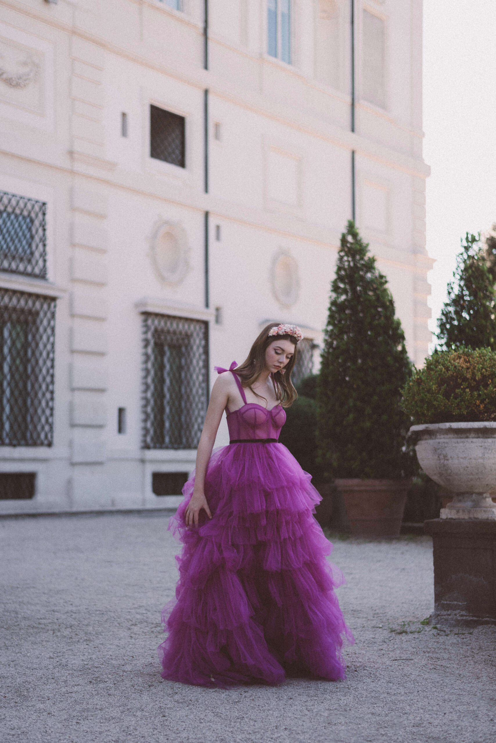 29RueJasmin, Fashion Editorial in Rome, Villa Borghese photoshoot, Fashion photoshoot in Rome, Italy fashion photographer