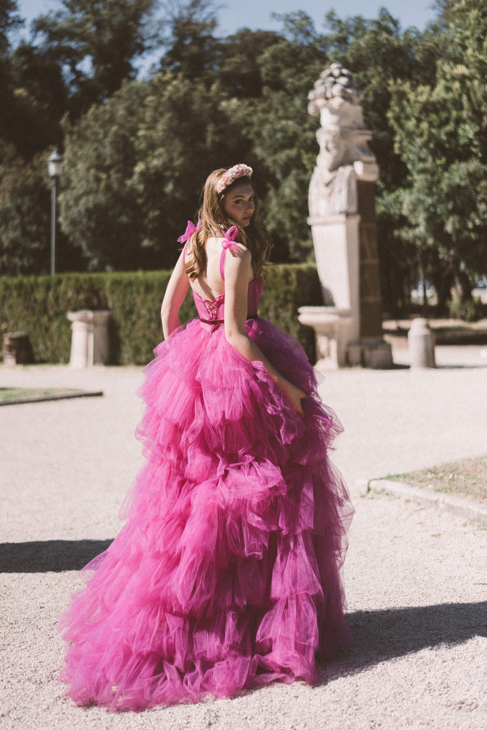 29RueJasmin, Fashion Editorial in Rome, Villa Borghese photoshoot, Fashion photoshoot in Rome, Italy fashion photographer