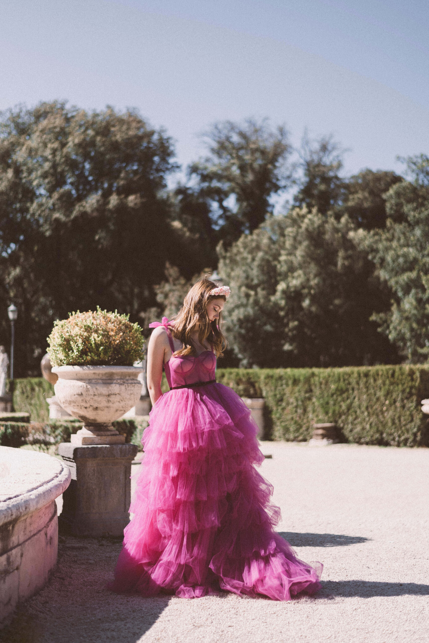 29RueJasmin, Fashion Editorial in Rome, Villa Borghese photoshoot, Fashion photoshoot in Rome, Italy fashion photographer