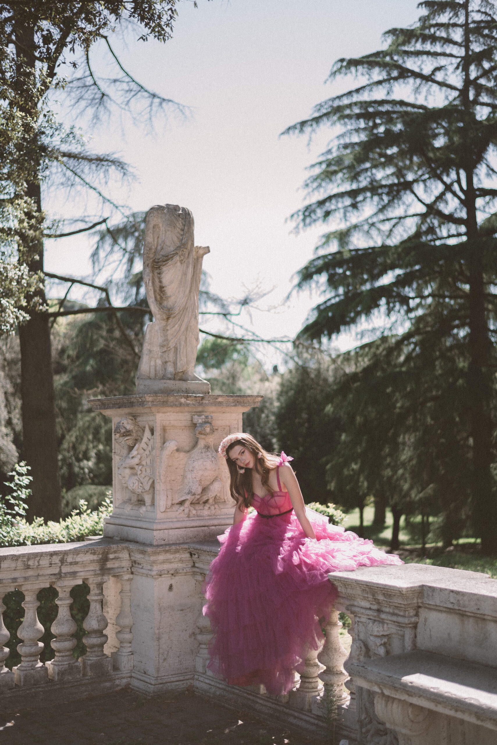 29RueJasmin, Fashion Editorial in Rome, Villa Borghese photoshoot, Fashion photoshoot in Rome, Italy fashion photographer